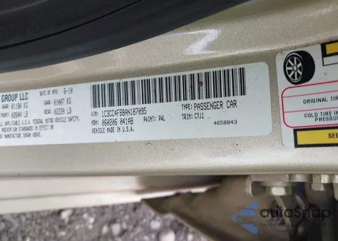 2010 Chrysler Sebring Touring from USA, damaged, VIN 1C3CC4FB8AN187095